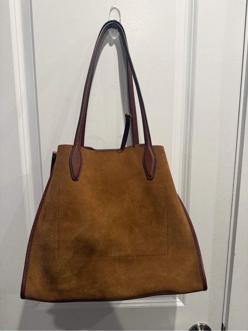 Madewell Lexington Oversized Suede Tote. - Picture 6 of 14